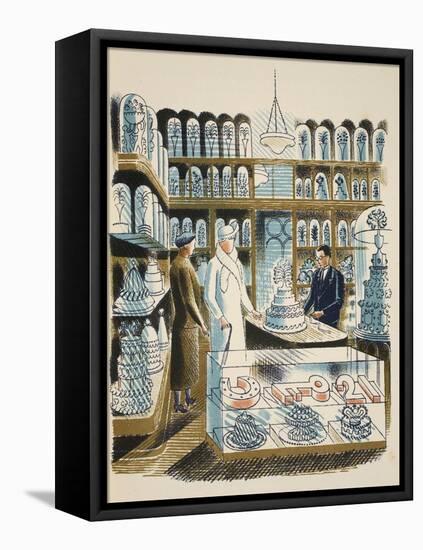 Wedding Cake-Eric Ravilious-Framed Premier Image Canvas