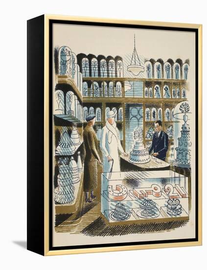 Wedding Cake-Eric Ravilious-Framed Premier Image Canvas