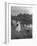 Wedding Couple Crossing the River Don, Mexborough, South Yorkshire, 1961-Michael Walters-Framed Photographic Print