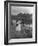 Wedding Couple Crossing the River Don, Mexborough, South Yorkshire, 1961-Michael Walters-Framed Photographic Print