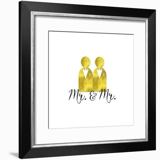 Wedding Couple Mr Mr-Tina Lavoie-Framed Giclee Print