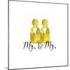 Wedding Couple Mr Mr-Tina Lavoie-Mounted Giclee Print