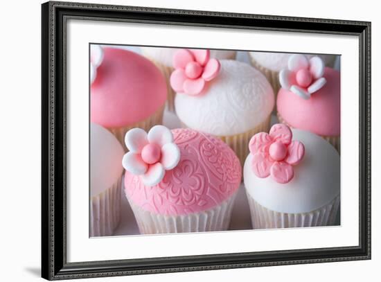 Wedding Cupcakes-Ruth Black-Framed Photographic Print