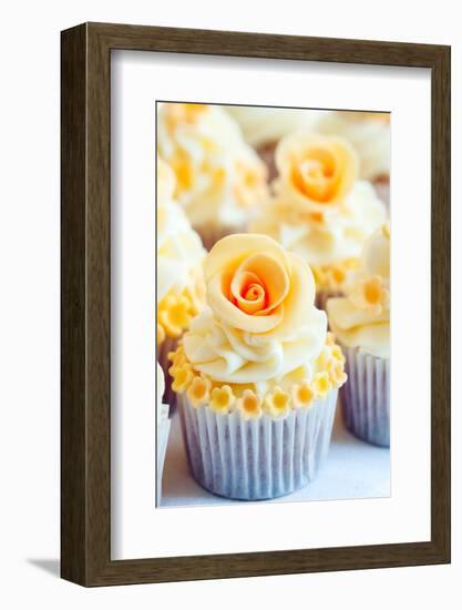 Wedding Cupcakes-Ruth Black-Framed Photographic Print