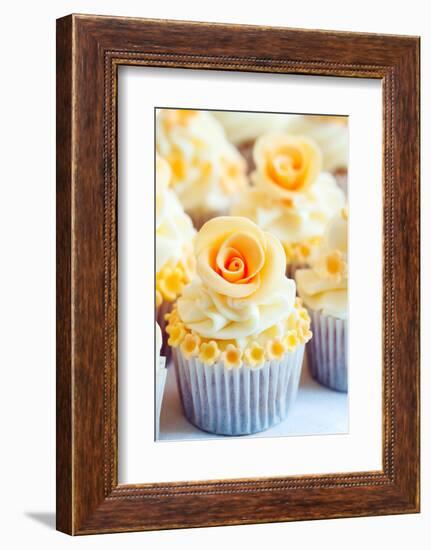 Wedding Cupcakes-Ruth Black-Framed Photographic Print