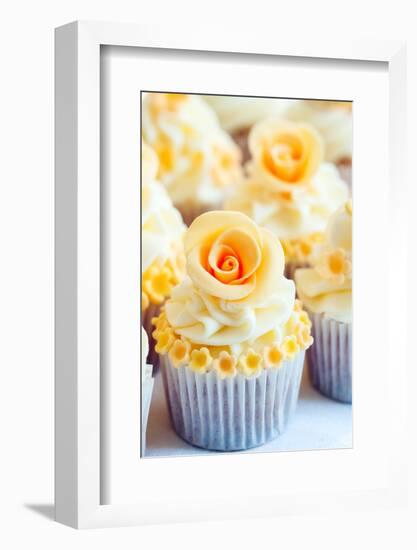 Wedding Cupcakes-Ruth Black-Framed Photographic Print