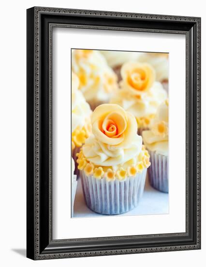 Wedding Cupcakes-Ruth Black-Framed Photographic Print