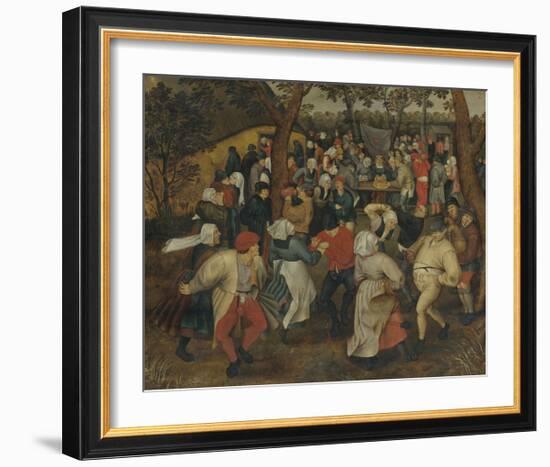 Wedding Dance in the Open Air-Pieter Brueghel the Younger-Framed Premium Giclee Print