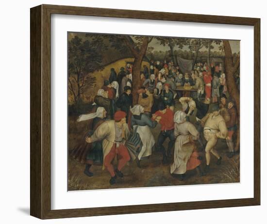 Wedding Dance in the Open Air-Pieter Brueghel the Younger-Framed Premium Giclee Print