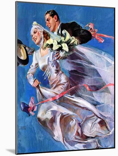 "Wedding Day,"June 24, 1939-John LaGatta-Mounted Giclee Print