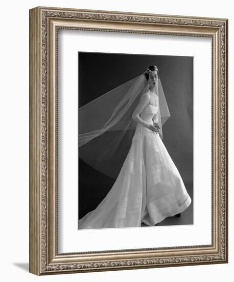 Wedding Dress, 1953-John French-Framed Giclee Print