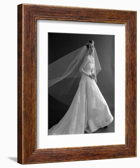 Wedding Dress, 1953-John French-Framed Giclee Print