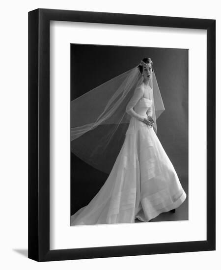 Wedding Dress, 1953-John French-Framed Giclee Print