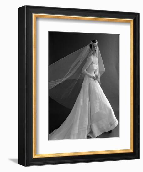 Wedding Dress, 1953-John French-Framed Giclee Print