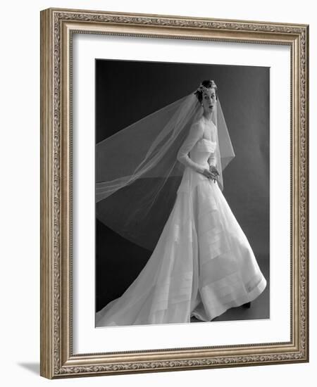 Wedding Dress, 1953-John French-Framed Giclee Print