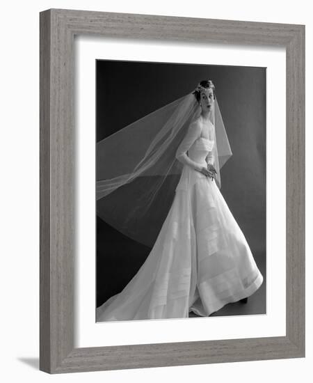 Wedding Dress, 1953-John French-Framed Giclee Print