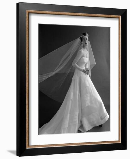 Wedding Dress, 1953-John French-Framed Giclee Print