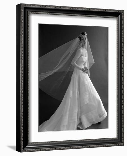 Wedding Dress, 1953-John French-Framed Giclee Print