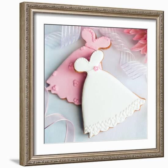 Wedding Dress Cookies-Ruth Black-Framed Photographic Print