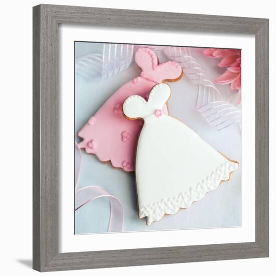 Wedding Dress Cookies-Ruth Black-Framed Photographic Print