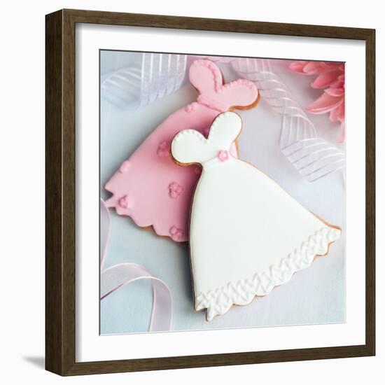 Wedding Dress Cookies-Ruth Black-Framed Photographic Print