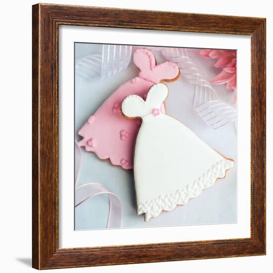 Wedding Dress Cookies-Ruth Black-Framed Photographic Print