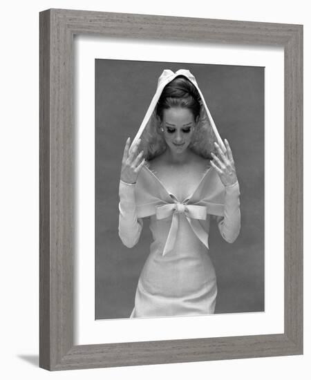 Wedding Dress, Paris, September 1st 1964-John French-Framed Giclee Print