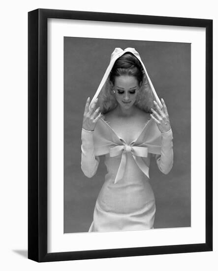 Wedding Dress, Paris, September 1st 1964-John French-Framed Giclee Print