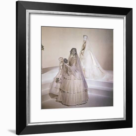 Wedding Dresses-null-Framed Giclee Print