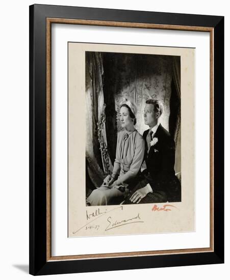 Wedding Duke and Duchess of Windsor-Cecil Beaton-Framed Giclee Print