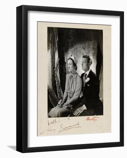 Wedding Duke and Duchess of Windsor-Cecil Beaton-Framed Giclee Print