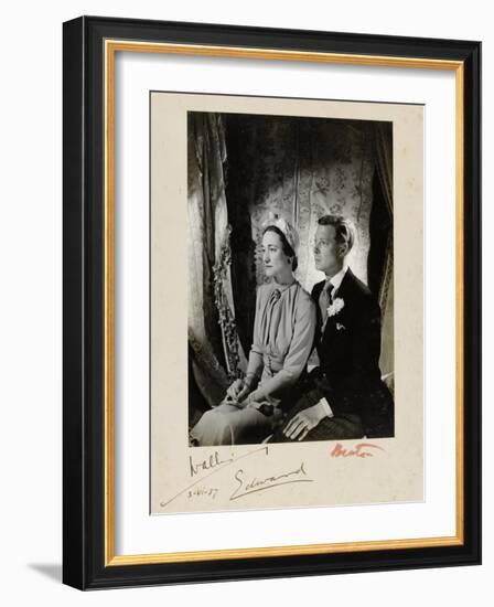 Wedding Duke and Duchess of Windsor-Cecil Beaton-Framed Giclee Print