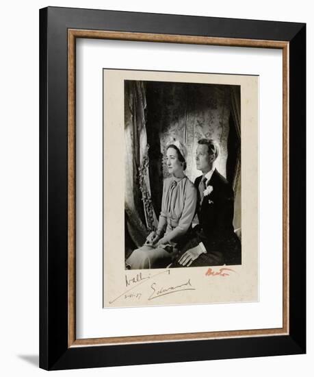 Wedding Duke and Duchess of Windsor-Cecil Beaton-Framed Giclee Print