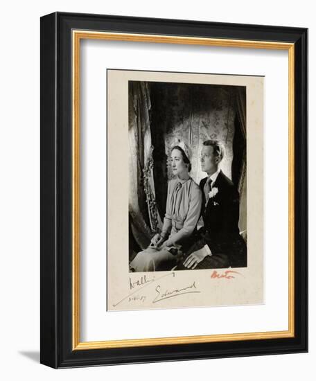 Wedding Duke and Duchess of Windsor-Cecil Beaton-Framed Giclee Print