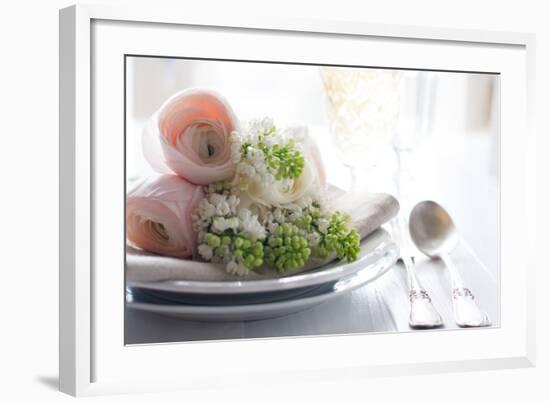 Wedding Elegant Dining Table Setting-manera-Framed Photographic Print