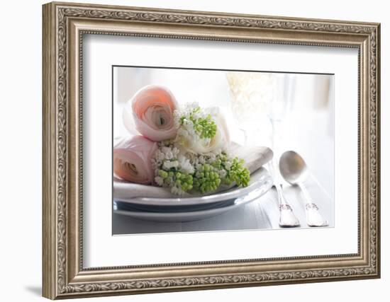 Wedding Elegant Dining Table Setting-manera-Framed Photographic Print