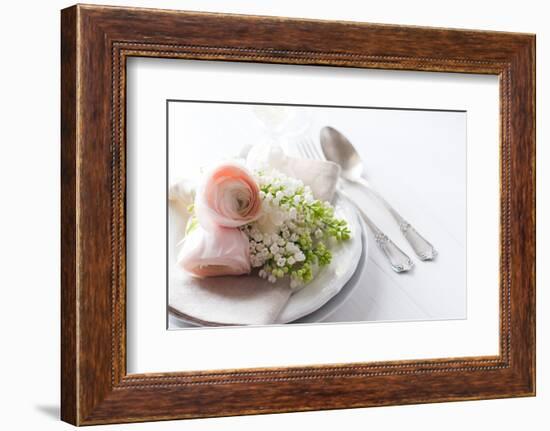 Wedding Elegant Dining Table Setting-manera-Framed Photographic Print