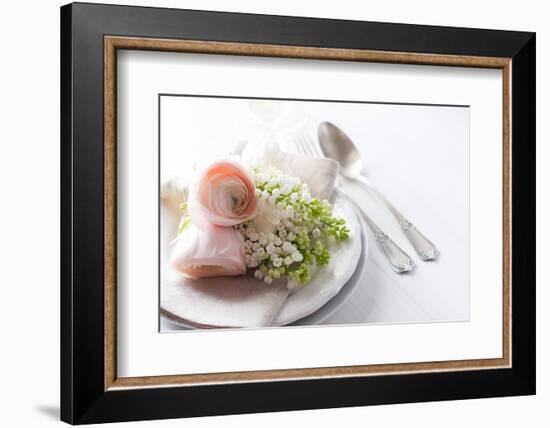 Wedding Elegant Dining Table Setting-manera-Framed Photographic Print