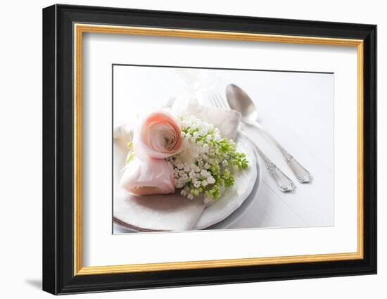 Wedding Elegant Dining Table Setting-manera-Framed Photographic Print