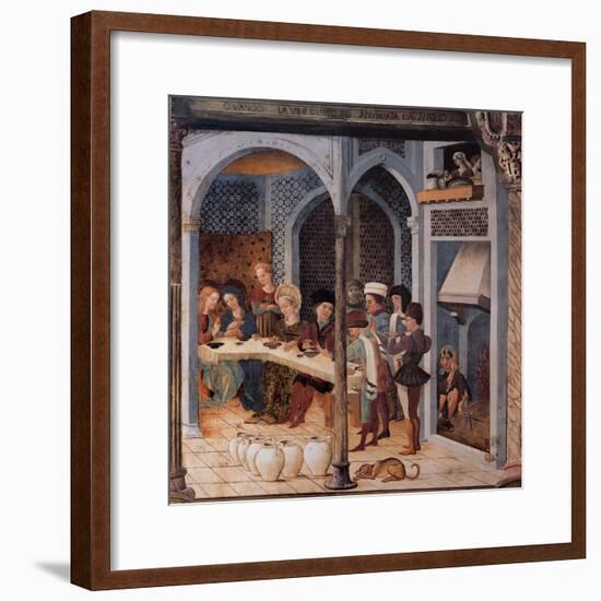 Wedding Feast at Cana-Andrea Delitio-Framed Art Print