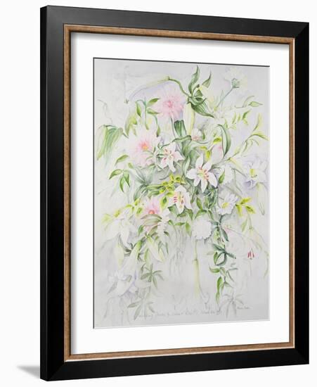 Wedding Flowers for Louisa and Robert, 1993-Alison Cooper-Framed Giclee Print