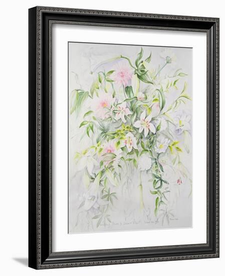 Wedding Flowers for Louisa and Robert, 1993-Alison Cooper-Framed Giclee Print