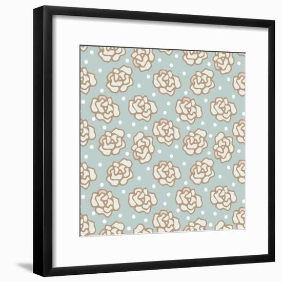 Wedding Flowers Pattern-Lauren Ramer-Framed Giclee Print