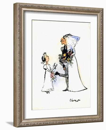 Wedding Horse-Shoe Heel-George Adamson-Framed Giclee Print