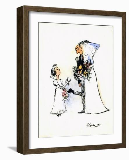 Wedding Horse-Shoe Heel-George Adamson-Framed Giclee Print