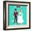 Wedding Invitation Card Template in Retro Style-incomible-Framed Art Print