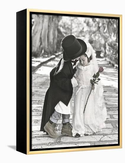 Wedding Kiss-Gail Goodwin-Framed Premier Image Canvas