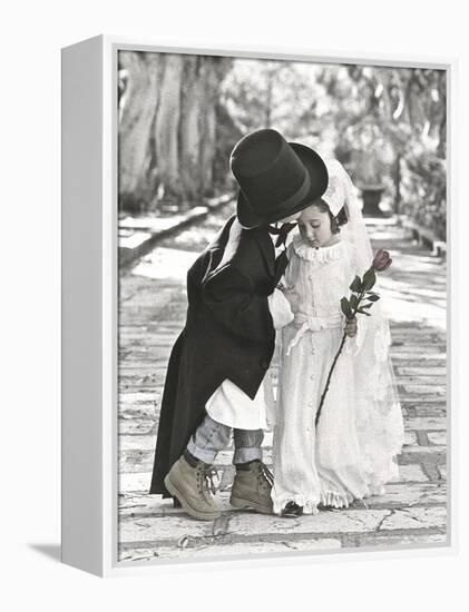 Wedding Kiss-Gail Goodwin-Framed Premier Image Canvas