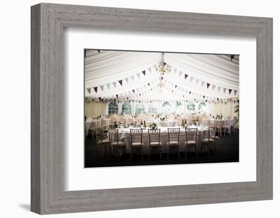 Wedding Marquee, United Kingdom, Europe-John Alexander-Framed Photographic Print