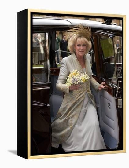 Wedding of HRH Prince Charles and Camilla Parker Bowles-null-Framed Premier Image Canvas
